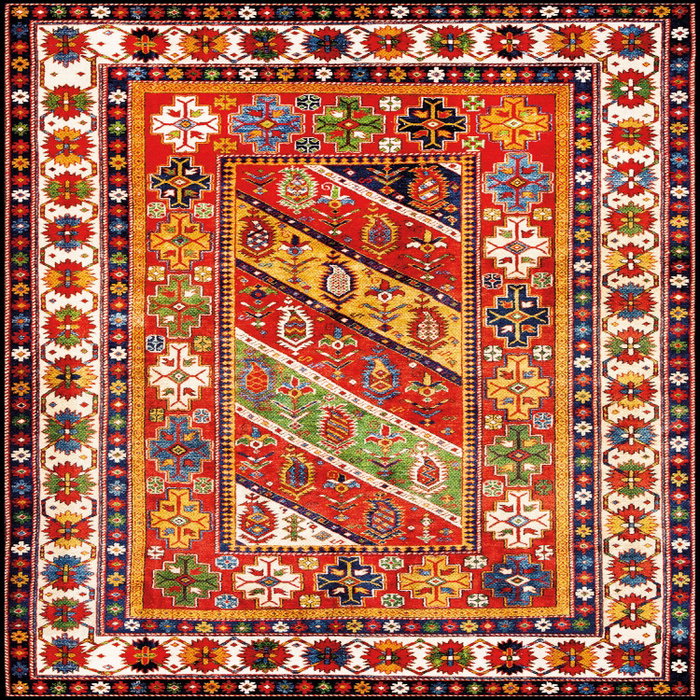 Conceptum Alfombra de Pasillo Eexfab832 Multicolor 100 x 200 cm